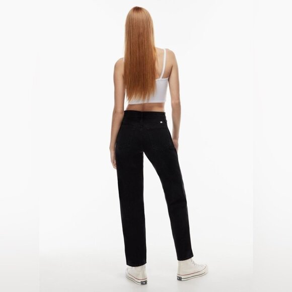 Aritzia Sunday best black mid rise baggy jeans - Picture 6 of 14